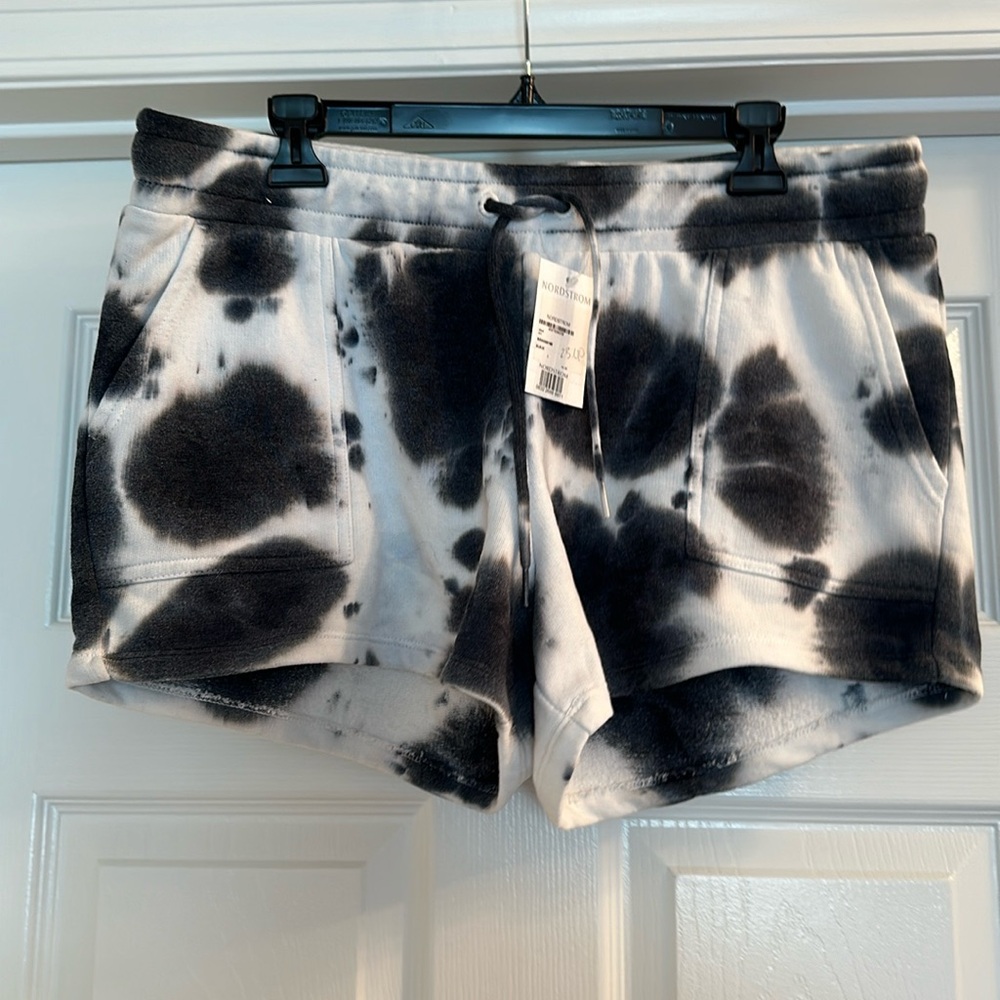 Zella shorts black tie dye